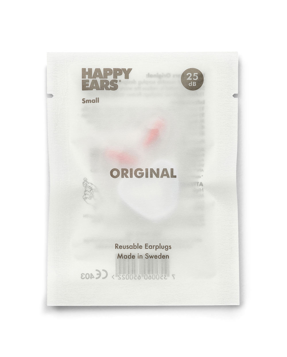 Happy Ears Earplugs Original Small